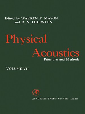 cover image of Physical Acoustics V7